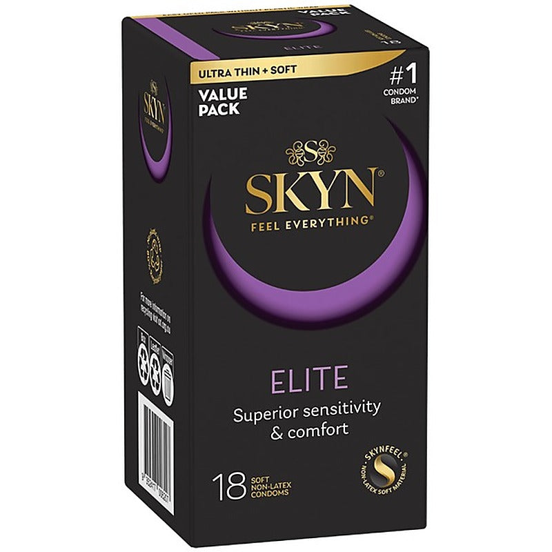 Elite 18's Soft and Non Latex Condoms by Ansell - Condoms