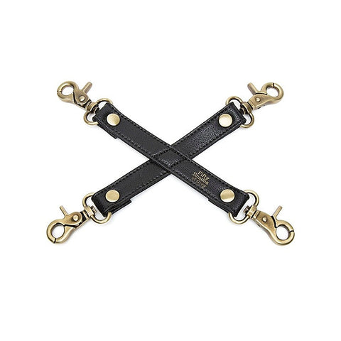 Bound to You Faux Leather Hog Tie by Love Honey - Cuffs and Restraints
