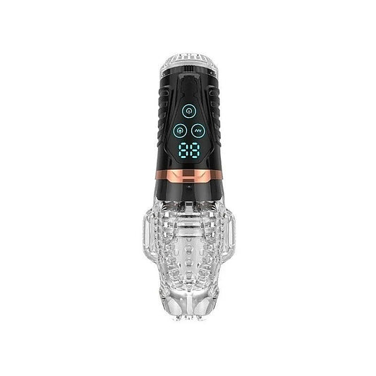 Amovibe Alpha Sucking & Vibrating Male Masturbator - Masturbators and Strokers