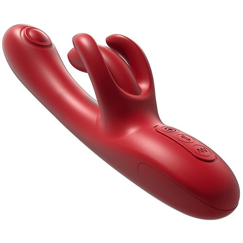 Trio Bliss 10 Functions G-Spot Rabbit Massager by Amovibe - Rabbit Vibrators