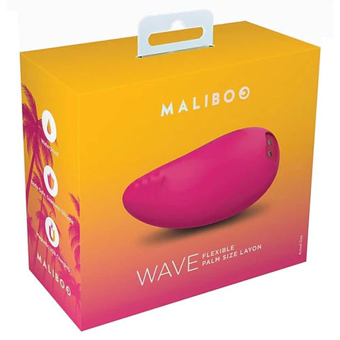 Maliboo Wave Clitoral Lay-On Rechargeable Vibrator - Clit Ticklers and Pulsators
