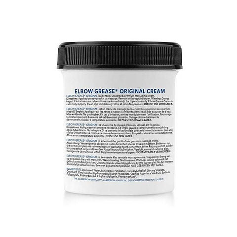 Original Oil Based Massage Cream by Elbow Grease - Massage Oils and Lubricants