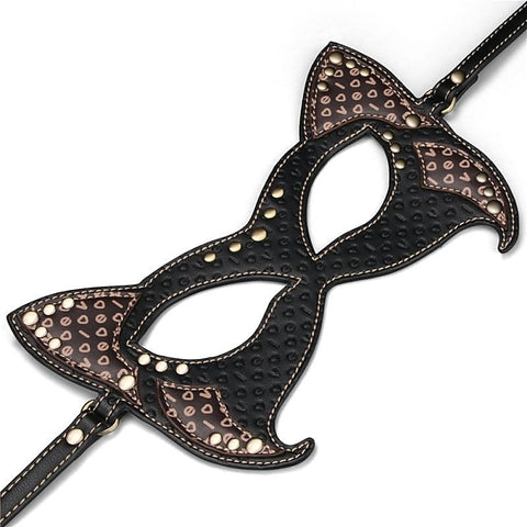 Rebellion Reign BDSM Play Cat Mask by Lovetoy - Masks And Blindfolds