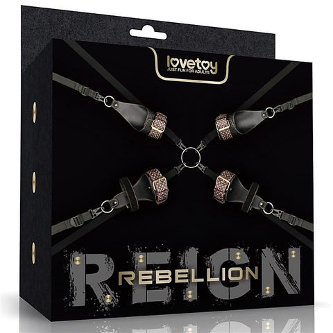 Lovetoy Rebellion Reign Under Mattress Restraint - Cuffs And Restraints