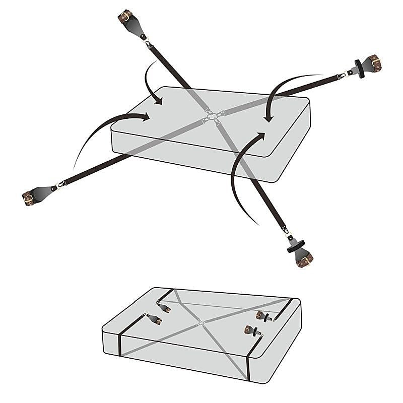 Lovetoy Rebellion Reign Under Mattress Restraint - Cuffs And Restraints