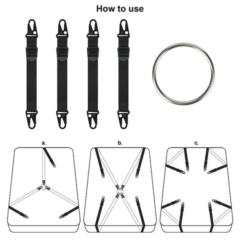 Lovetoy Rebellion Reign Under Mattress Restraint - Cuffs And Restraints