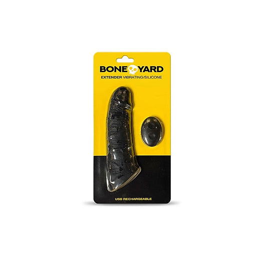 C1R Releasing Boneyard Vibrating Silicone Penis Extender - Penis Sleeves and Extenders