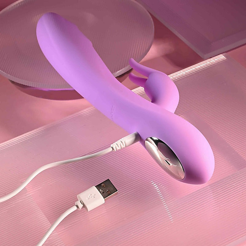Bead The Way USB Rechargeable Rabbit Vibrator by Evolved - Rabbit Vibrators