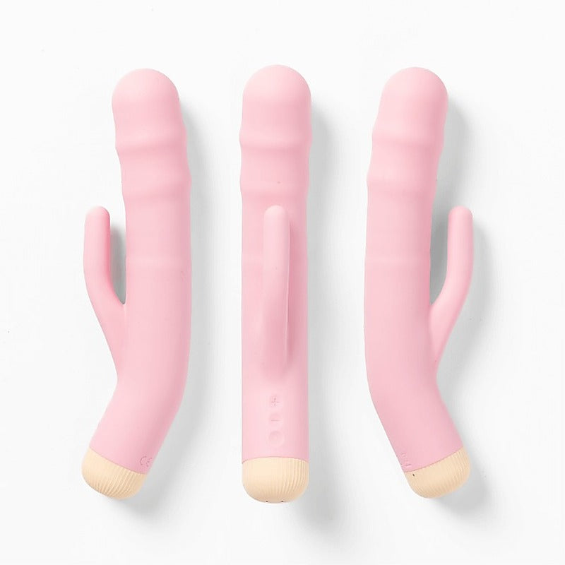 DeeDee USB Rechargeable Thrusting Rabbit Vibe - Rabbit Vibrators