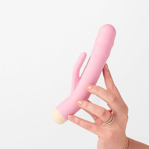 DeeDee USB Rechargeable Thrusting Rabbit Vibe - Rabbit Vibrators