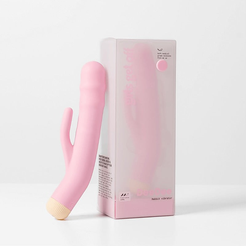 DeeDee USB Rechargeable Thrusting Rabbit Vibe - Rabbit Vibrators