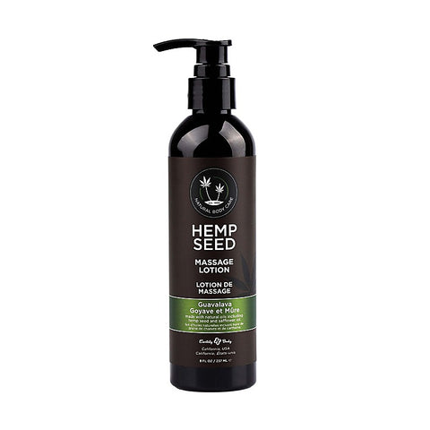 Hemp Seed Scented Massage Lotion 237 ml by Earthly Body - Massage Oils and Lubricants
