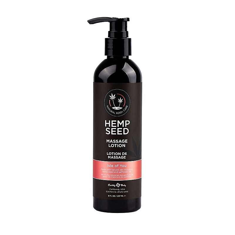 Hemp Seed Scented Massage Lotion 237 ml by Earthly Body - Massage Oils and Lubricants