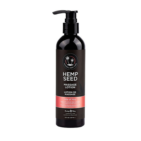 Hemp Seed Scented Massage Lotion 237 ml by Earthly Body - Massage Oils and Lubricants