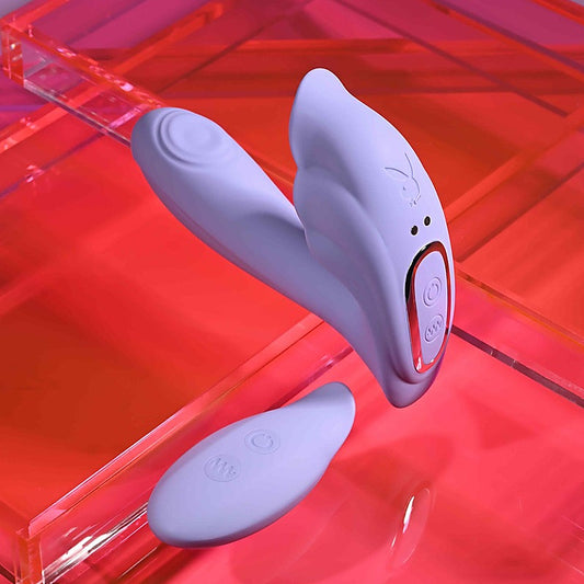Playboy Pleasure LILAC FANTASY Rechargeable Tapping Vibrator - G-Spot Vibrators
