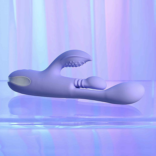 Playboy Pleasure NUBBIN RUBBIN Thrusting Rabbit Vibrator - Rabbit Vibrators