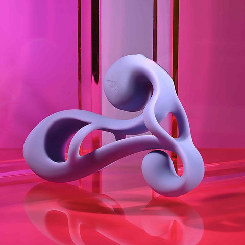 Playboy Pleasure FANTASY CAGE Vibrating Penis Sleeve - Penis Sleeves and Extenders