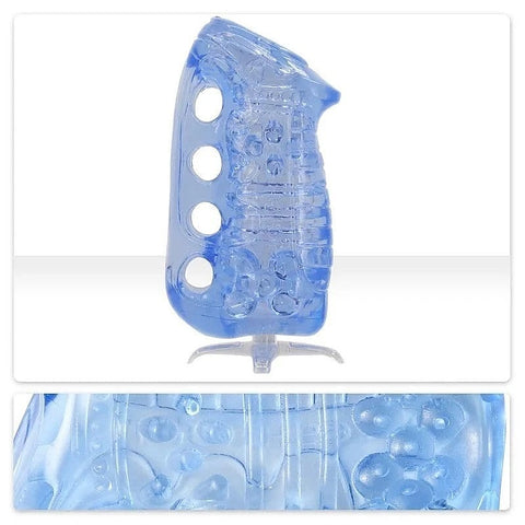 Fleshskins Grip Blue Ice Masturbator by Fleshlight - Masturbators and Strokers