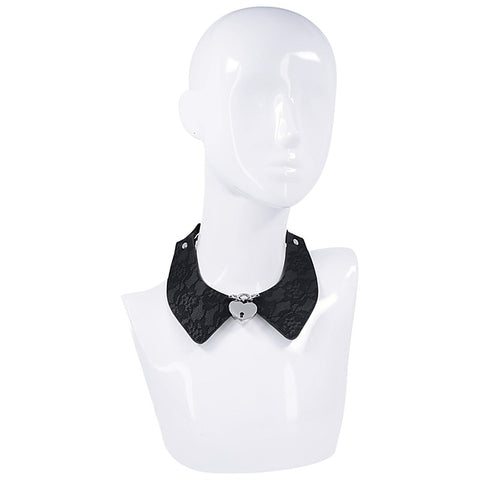 Sportsheets Sex and Mischief Heartbound Lace Day Collar - Collars and Leads