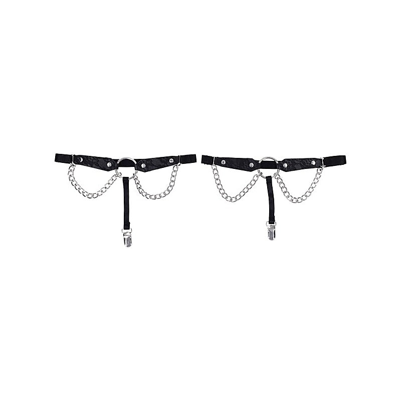 Chain Lace Garters by Sportsheets - Her Fetish