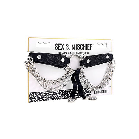 Chain Lace Garters by Sportsheets - Her Fetish