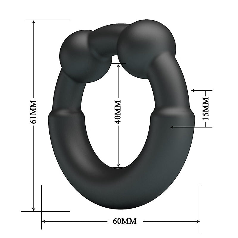 Meco Super Soft Mens Silicone Cock Ring No.15 by Baile - Stretchy Cock Rings