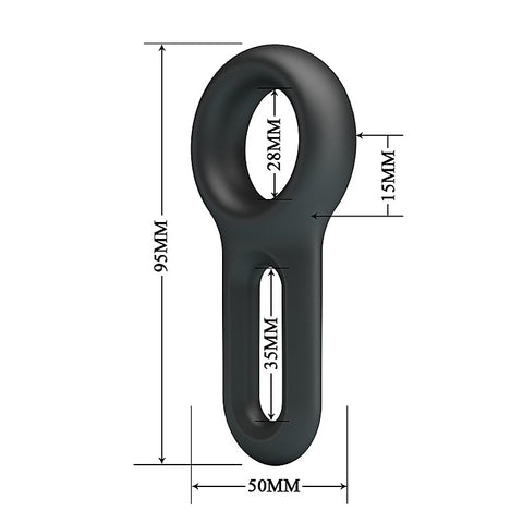 Oniel Super Soft Silicone Cock Ring No.18 by Baile - Stretchy Cock Rings