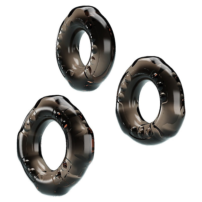 Pretty Love YVONNE Combo Male Cock Ring Set by Baile - Cock Ring Sets