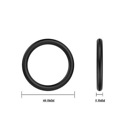Pretty Love Rubber Set Men's Cock Ring Set by Baile - Cock Ring Sets