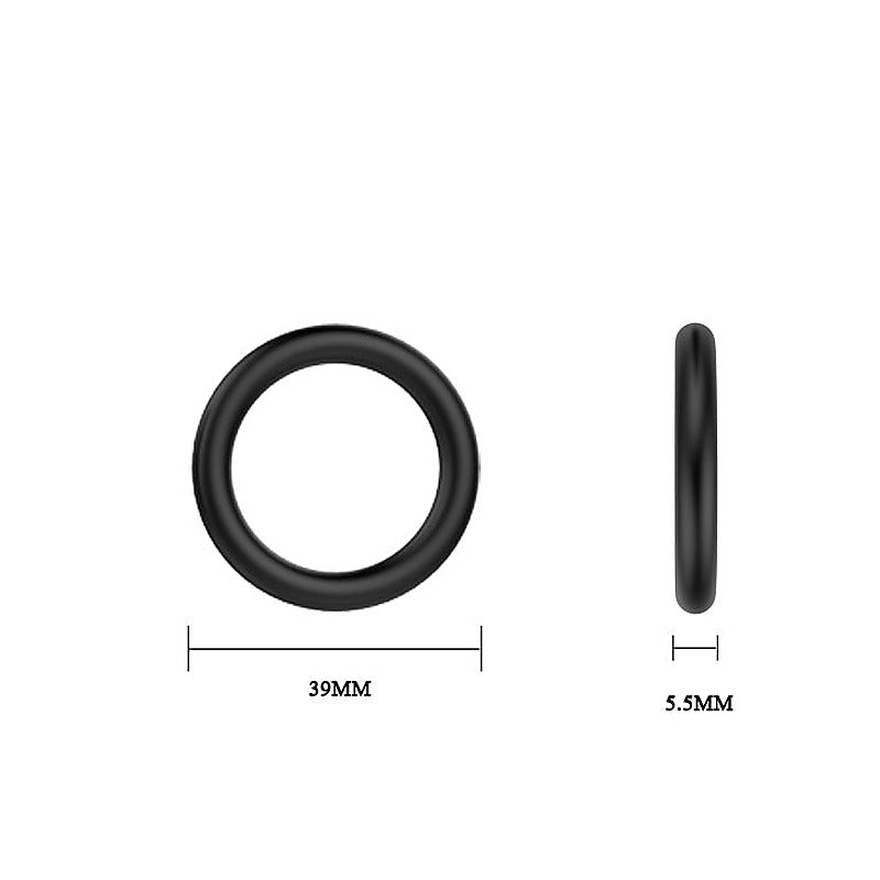 Pretty Love Rubber Set Men's Cock Ring Set by Baile - Cock Ring Sets