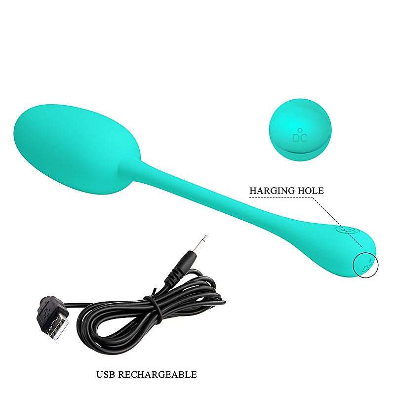Baile Pretty Love KNUCKER Silicone Egg Vibrator - Love Eggs and Kegel Exercisers