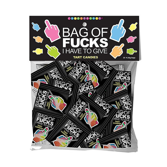 Bag Of Fucks I Have To Give Fruit Flavoured Lollies - Party Gifts and Novelties