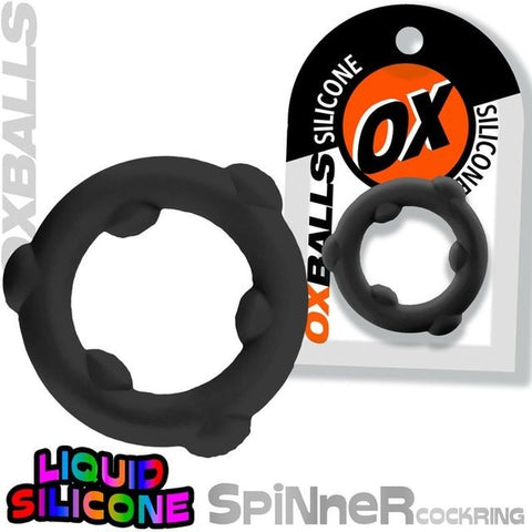 Spinner Silicone Ring by OxBalls - Stretchy Cock Rings