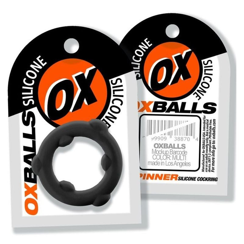 Spinner Silicone Ring by OxBalls - Stretchy Cock Rings