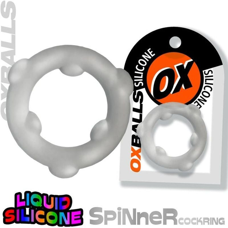 Spinner Silicone Ring by OxBalls - Stretchy Cock Rings