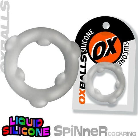 Spinner Silicone Ring by OxBalls - Stretchy Cock Rings