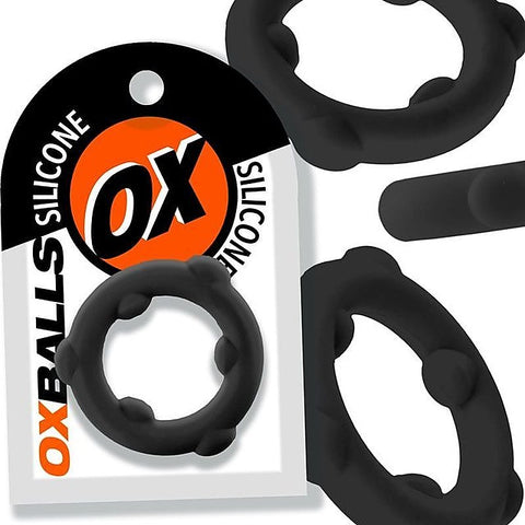 OxBalls Spinner Stretchy Silicone Cock Ring - Stretchy Cock Rings