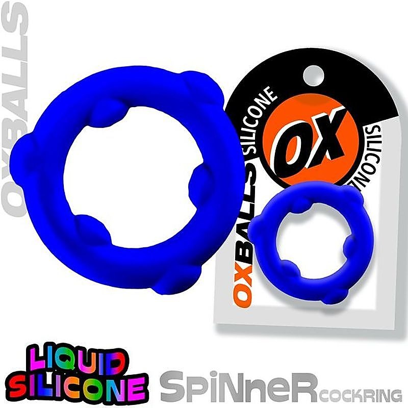 OxBalls Spinner Stretchy Silicone Cock Ring - Stretchy Cock Rings