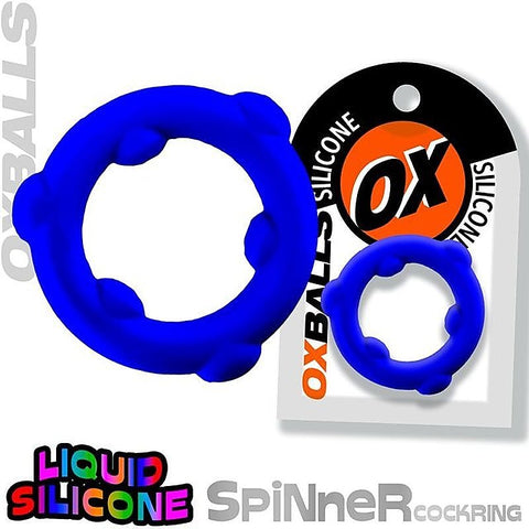 OxBalls Spinner Stretchy Silicone Cock Ring - Stretchy Cock Rings