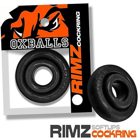 Rimz Thick Grippy Men's Cock Ring by OxBalls - Stretchy Cock Rings