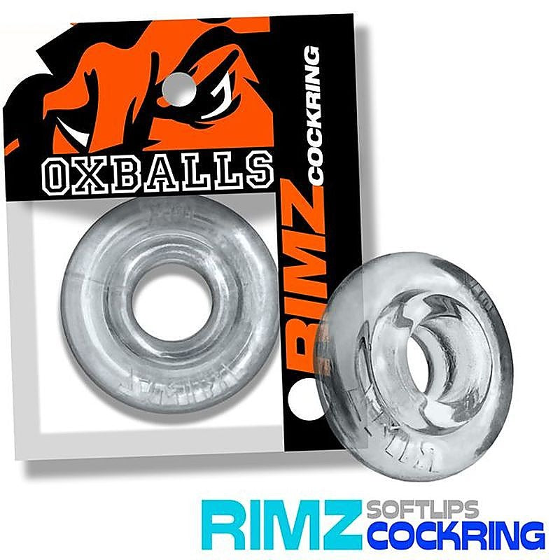 Rimz Thick Grippy Men's Cock Ring by OxBalls - Stretchy Cock Rings