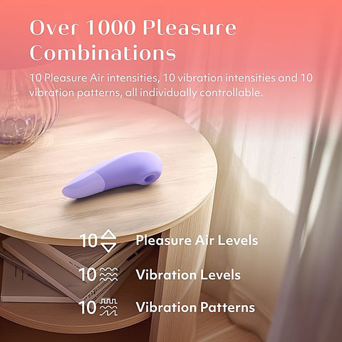 Womanizer Enhance Pleasure Air Clitoral Vibrator - Clit Ticklers and Pulsators