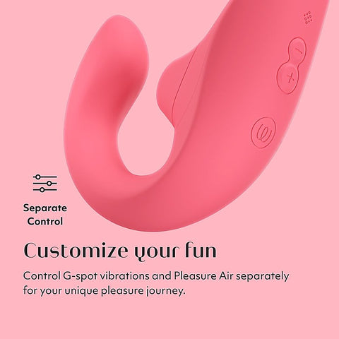 Womanizer Blend Pleasure Air Rabbit Vibrator by Love Honey - Rabbit Vibrators