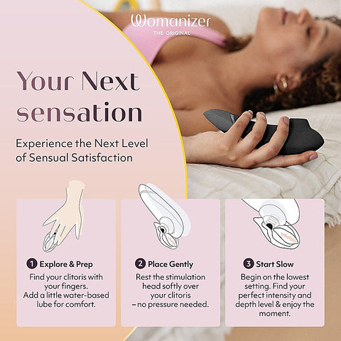 Womanizer Next 3D Pleasure Air Clitoral Stimulator - Clit Ticklers and Pulsators