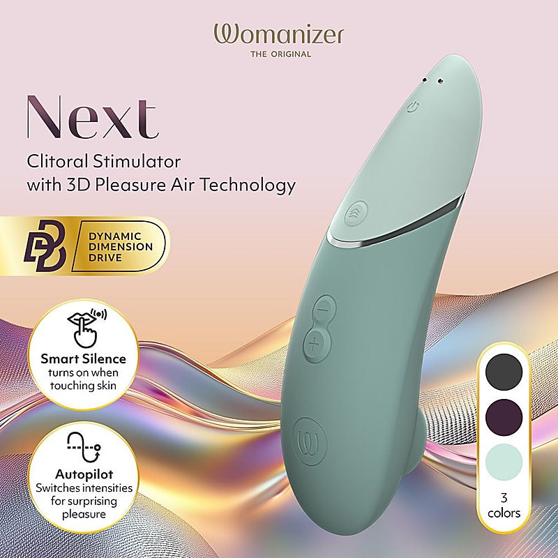 Womanizer Next 3D Pleasure Air Clitoral Stimulator - Clit Ticklers and Pulsators