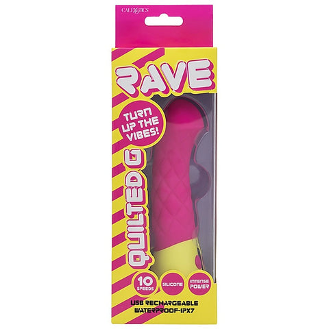 Rave Quilted G-Spot Vibrator by California Exotics - G-Spot Vibrators