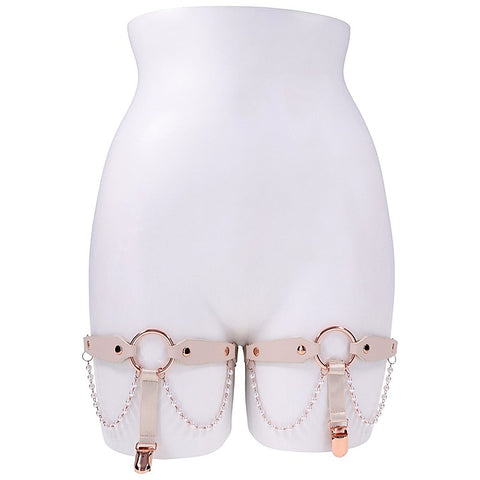Peaches 'n CreaMe Pearl Garters by Sportsheets - Cuffs And Restraints