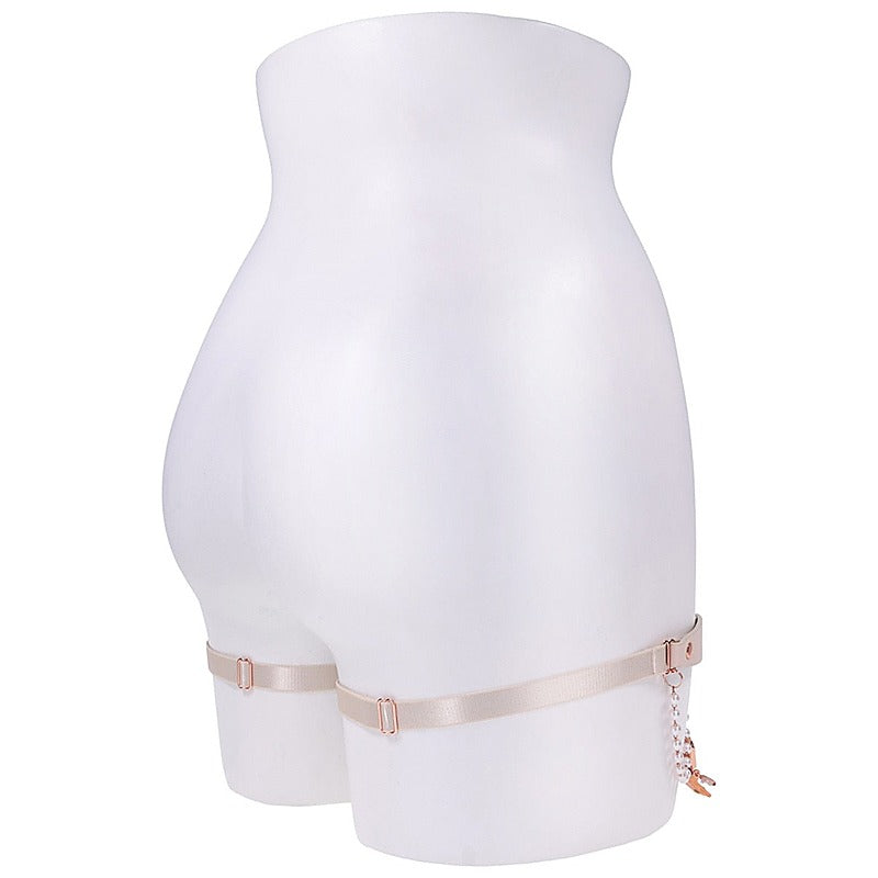 Peaches 'n CreaMe Pearl Garters by Sportsheets - Cuffs And Restraints