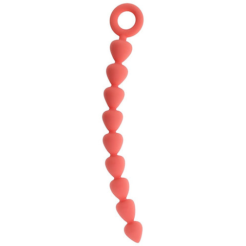 Sex and Mischief Peaches n CreaMe Silicone Anal Beads - Anal Beads and Balls