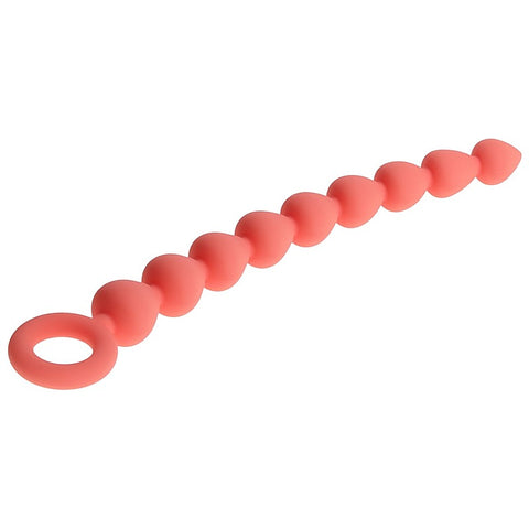 Sex and Mischief Peaches n CreaMe Silicone Anal Beads - Anal Beads and Balls
